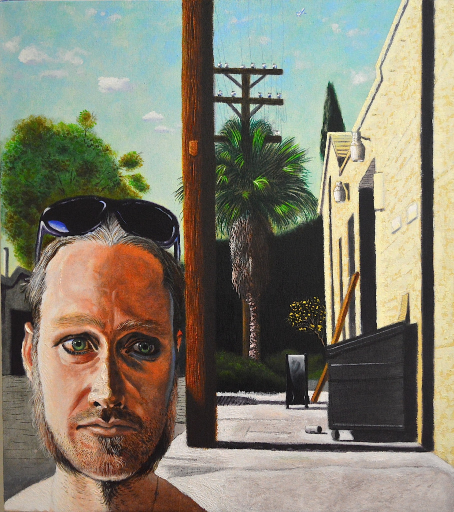 Aaron at 2149 Sacramento Street 2015 o/c 35x31 inches