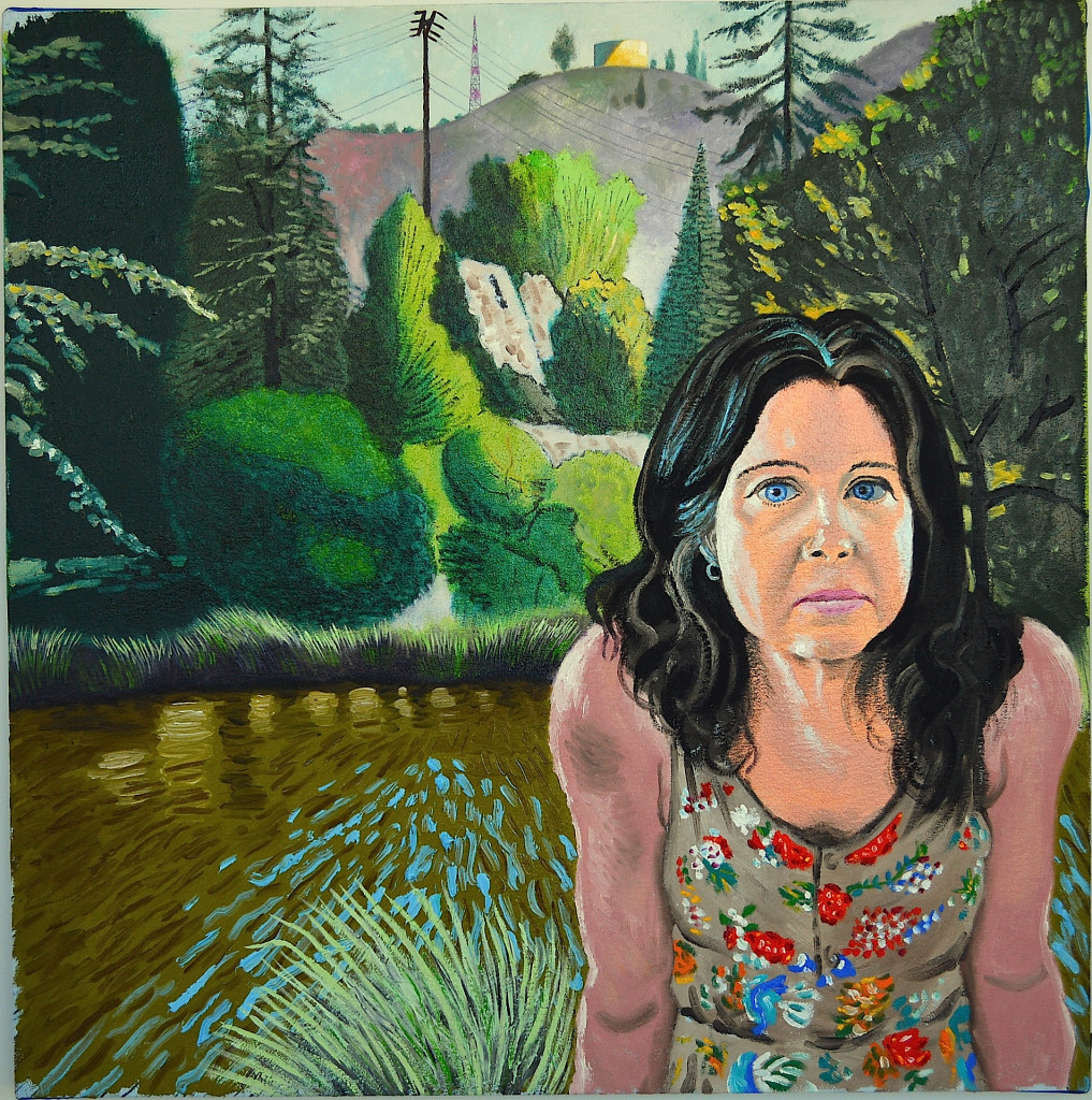 Stephanie Franklin Canyon 2015 o/c 31x31 inches